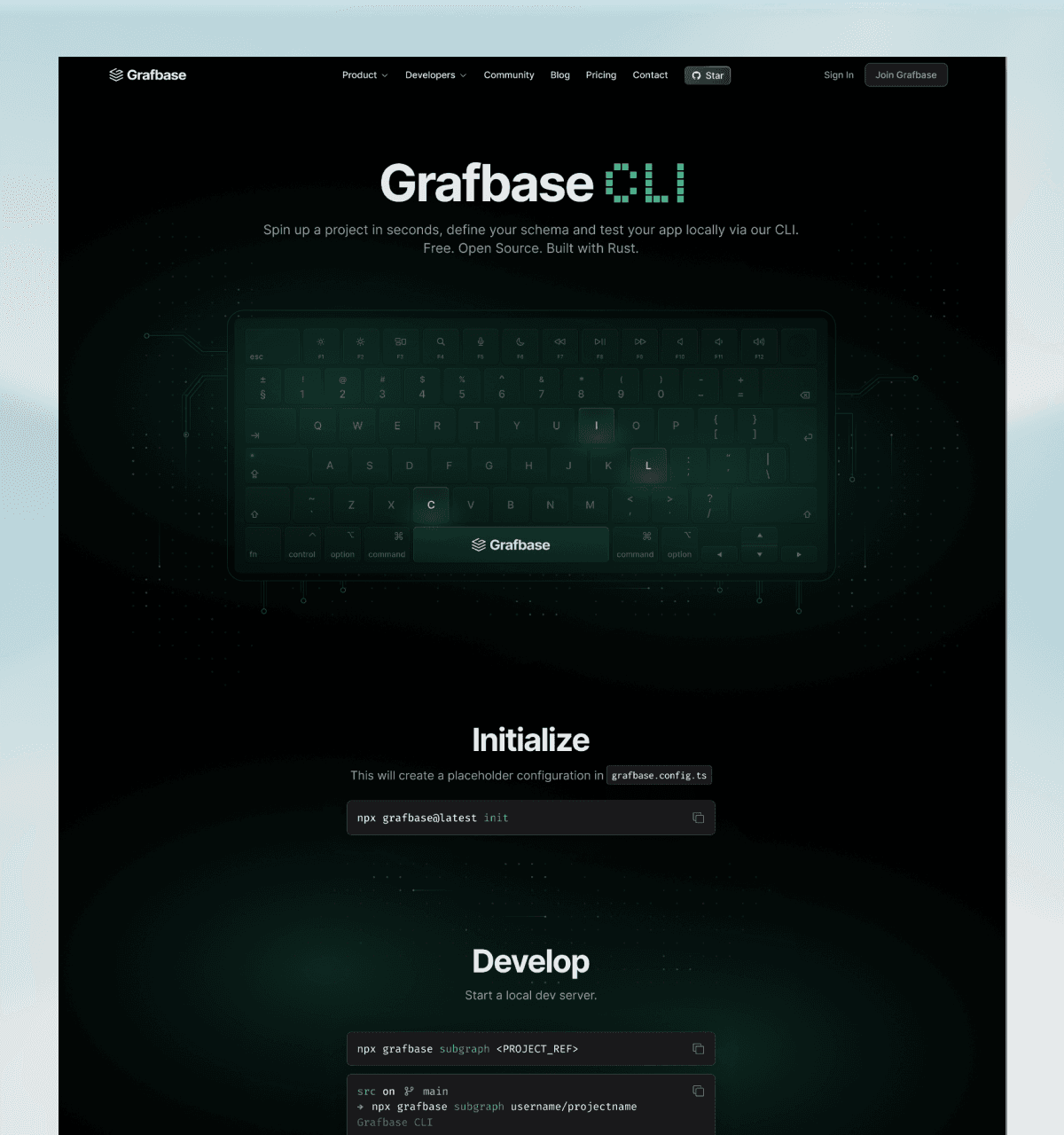 Grafbase — Grafbase CLI
