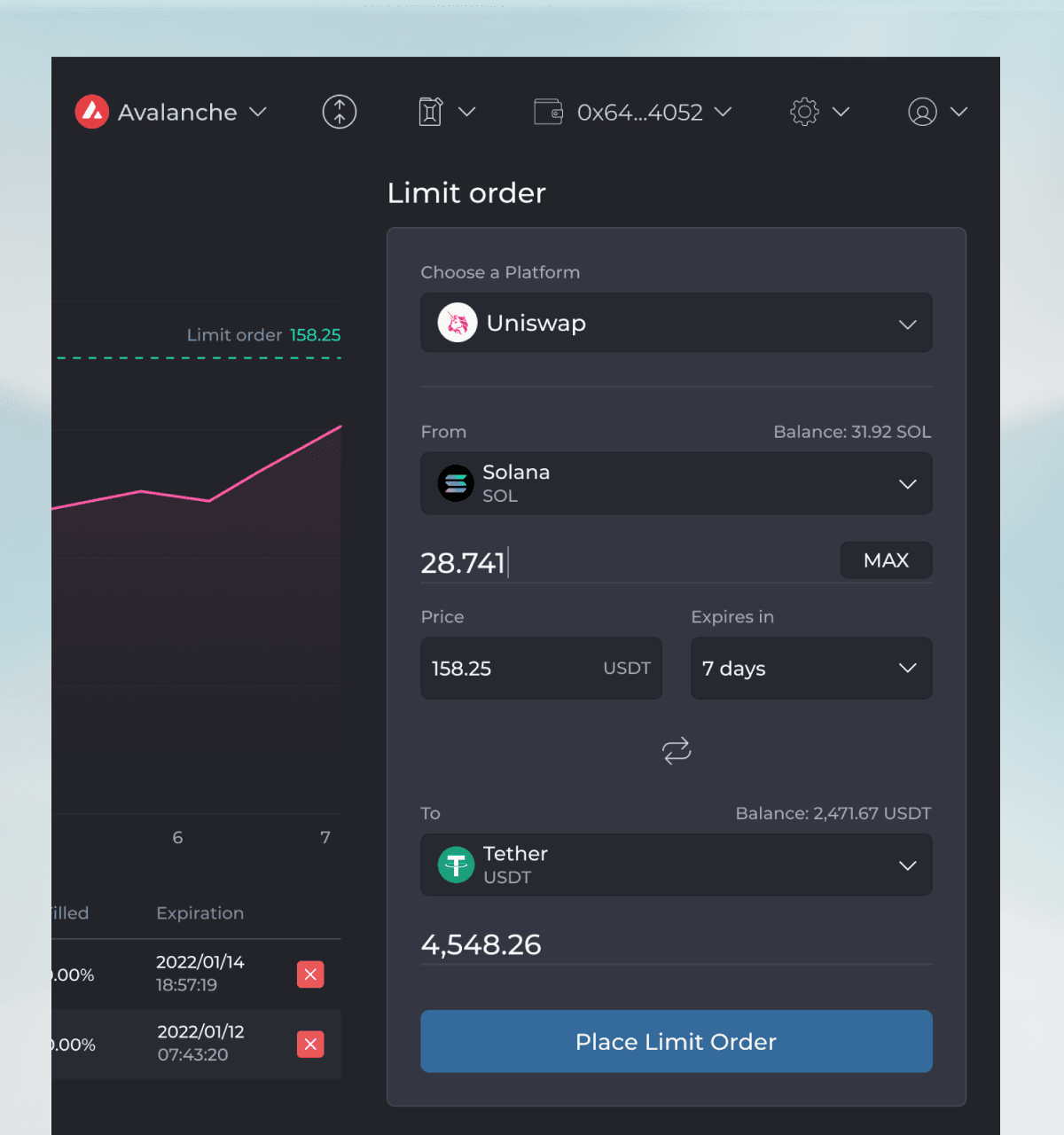 KeyFi — Limit Order